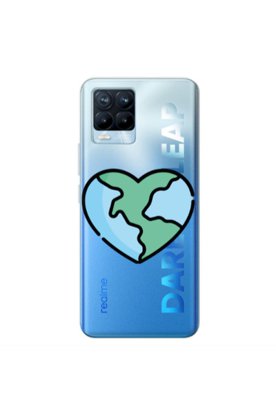 Other Realme 8 Pro World in my heart Transparent Silicone TPU Θήκη