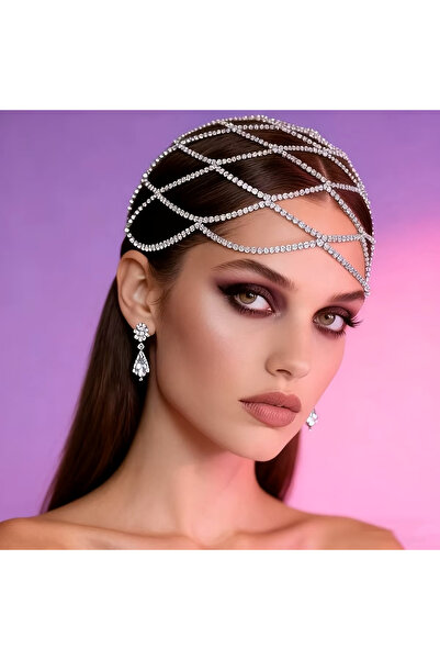 Estilo Lingerie Beretă cu pietre de cristal din noul sezon, Beretă cu pietre ...