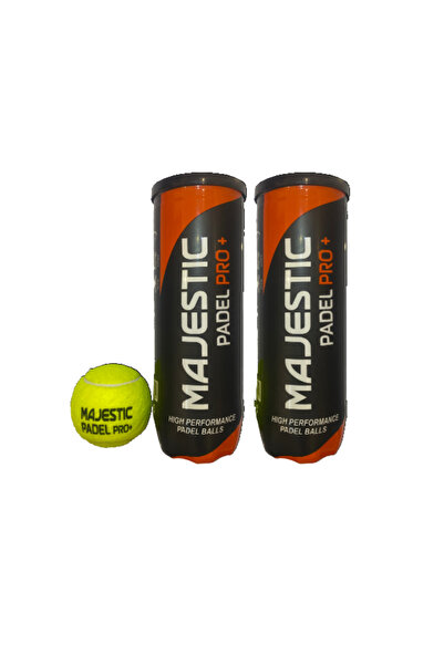 Majestic 2 Boxes of Majesty Padel Balls, 6 Balls Each, Padel Balls