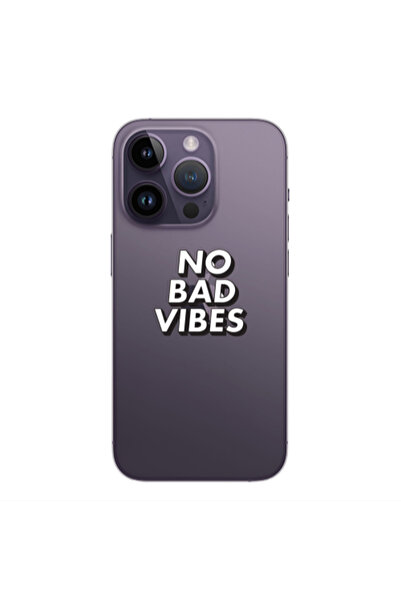 Other Apple iPhone 14 Pro Max No bad vibes Transparent Silicone TPU Θήκη