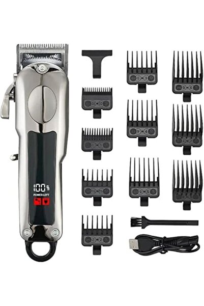 Generic Professional waterproof hair clipper with 10 different levels and cha...