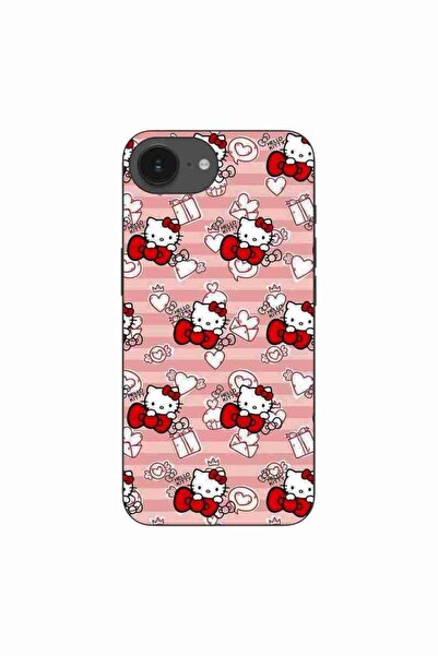 OEM Калъф, съвместим с Apple iPhone 16e, от силиконов гел TPU, с розов десен ...