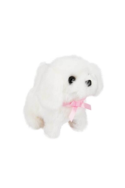 Puffy Friends Sevimli Köpek Maltese - Kurdelesiz Kulak