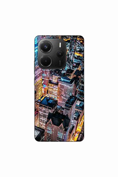 OEM Husa compatibila cu Xiaomi Redmi Note 14 4G Silicon Gel Tpu Model Night City