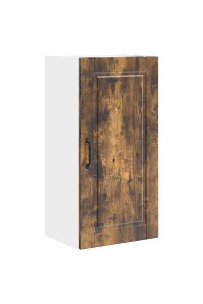 vidaxl Dulap de bucătărie Stejar fumuriu 40 x 31 x 80 cm Lemn compozit