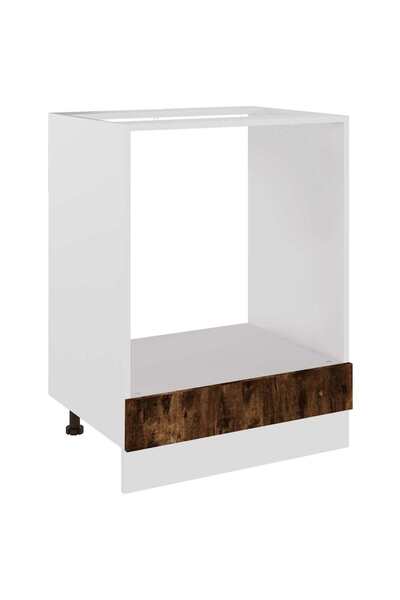 vidaxl Oven cabinet "Riga" smoky oak 60x46x81.5 cm