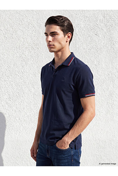 LC Waikiki Polo T-Shirts - Dark blue - Regular fit