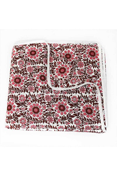 Weswadesi Baby Dohar – Brown and Pink Floral Pattern