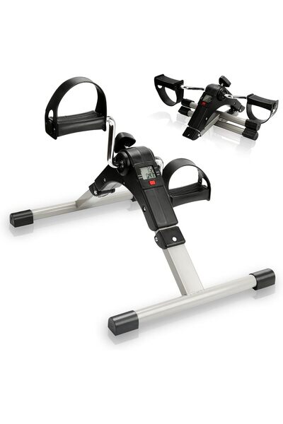 Ayawaska Foldable fitness bike with pedals, for arms and legs, adjustable res...