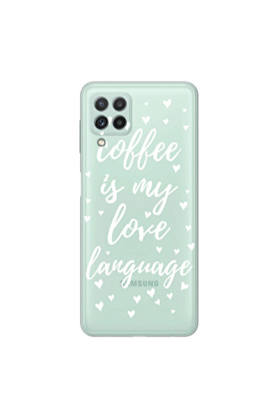Other Samsung M32 Coffe is my love language Transparent Silicone TPU Θήκη