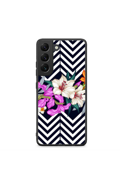 Other Samsung S22 Plus Flower arrow Black Glossy Θήκη