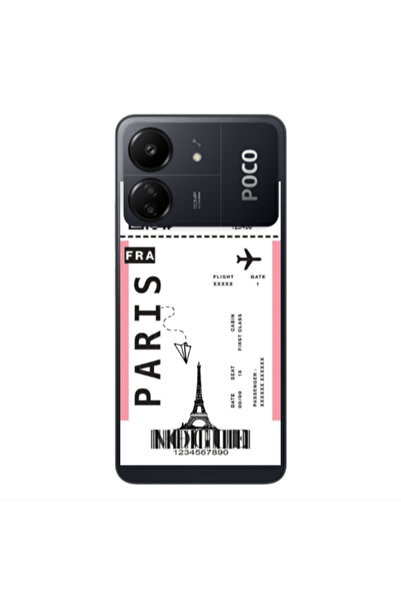 Other Xiaomi Poco C65 Paris FRA Transparent Silicone TPU Θήκη