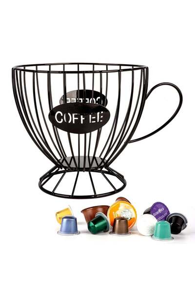 Arabest Stainless Steel Coffee Capsule Holder,Kitchen Counter Organizer,Sturd...