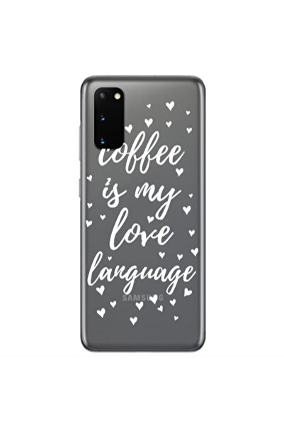 Other Samsung S20 Coffe is my love language Transparent Silicone TPU Θήκη