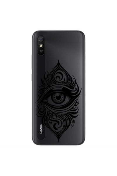 Other Xiaomi Redmi 9A Eye patterned drawing Transparent Silicone TPU Θήκη