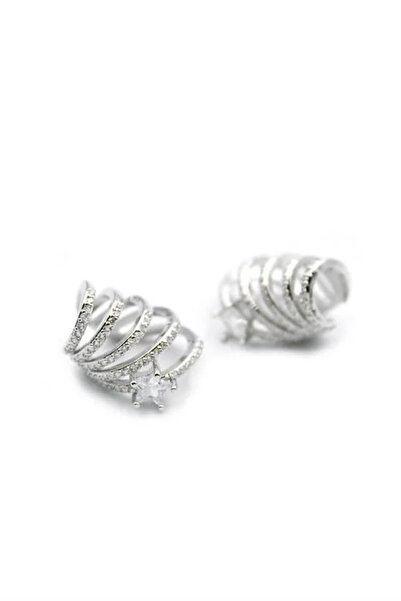 Marsilyan Nvdn- Ieg - 2-Piece Cartilage Earrings - Silver Iegrs-Nvdn1