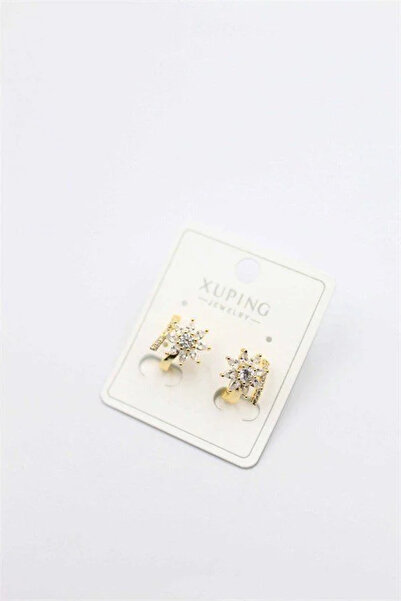 Marsilyan Nvdn- Ieg - Flower Earrings - Gold Iegrs-Nvdn1
