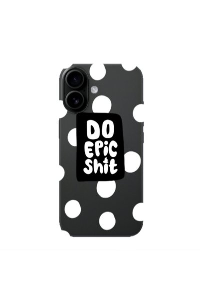 Other Apple Iphone 16 plus Do Epic Shit Transparent Silicone TPU Θήκη