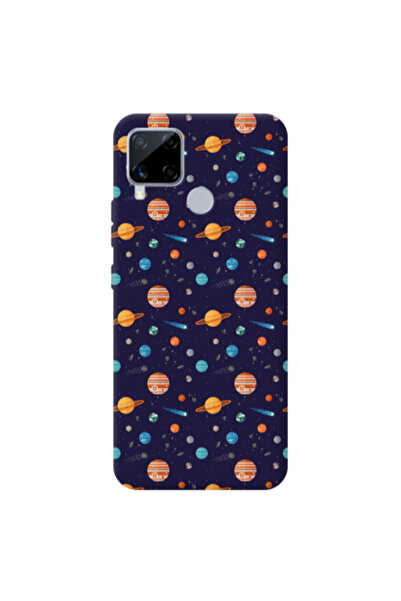 Other Realme C25 Planets Transparent Silicone TPU Θήκη