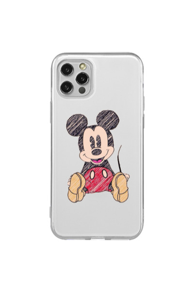 Other Apple iPhone 12 Pro Mickey mouse 2 Transparent Silicone TPU Θήκη