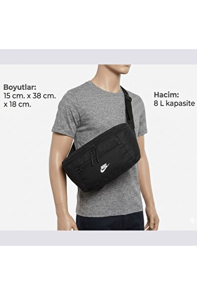 Nike Bel Çantası NK HERITAGE XL WAISTPACK 8 Litre Bel Çantası