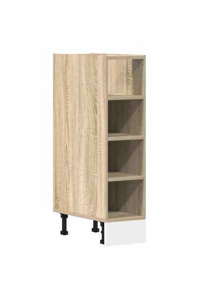 vidaxl Dulap inferior "Riga", stejar sonoma, 20x44,5x81,5 cm
