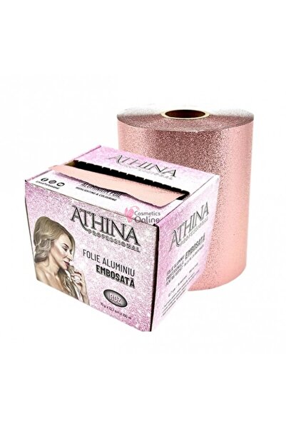 Athina Folie din aluminiu pentru suvite, embosata 12.7 cm x 100 m Athina, cul...