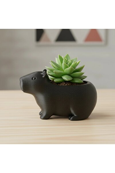 OEM Mini Ghiveci Decorativ Capibara, Suport Plante Mici