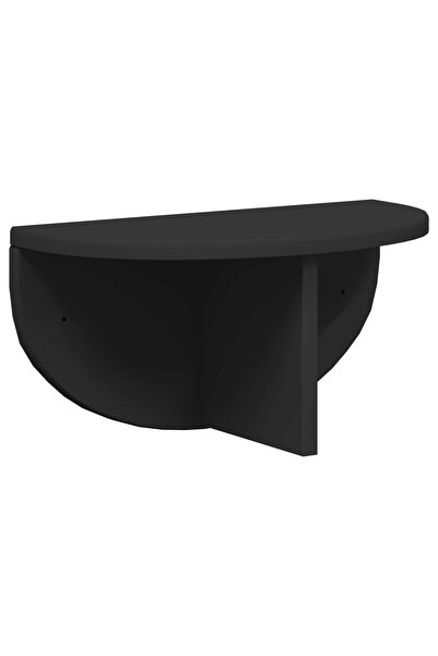 vidaxl Raft de perete Pe perete Negru 38 x 19 x 19 cm Lemn compozit