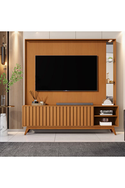 Home Box وحدة حائط موڤو ريمينجتون تصل إلى 75 بوصة مع إضاءة LED