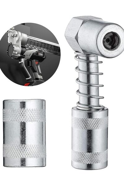 OEM Dispozitiv gresare cu cot la 90, cuplabil in niplu, adaptor la decalimitr...