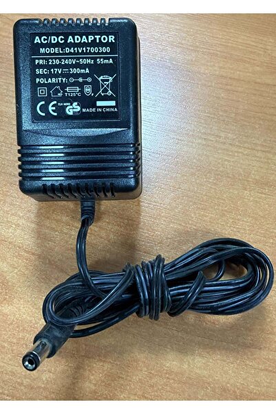 Bolsat 17 VOLT 300 MA PLASTİK KASA TRAFOLU ADAPTÖR