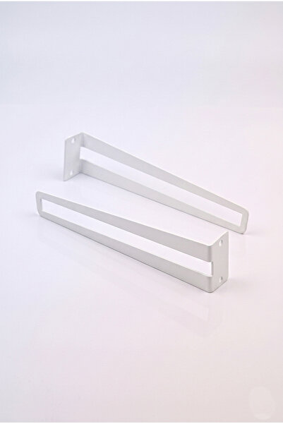mazory decor İskandinav Tarzı Metal Duvar Rafı Tutucu Aparatı – 2'li Set, Mod...