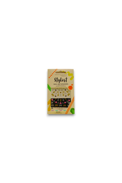 OEM Set Trio, Elegant Touch, Stylist, Nail Stickers, Hearts & Bows, 3 pcs
