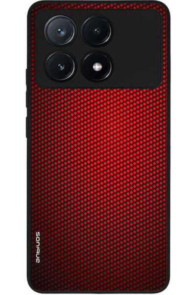 Other Θήκη Sonique Carbon Series για Xiaomi Poco X6 Pro 5G Κόκκινο