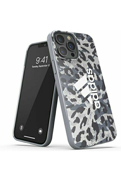 adidas Θήκη Snap Leopard Πίσω Κάλυψη Σιλικόνης Γκρι Λεοπάρ (iPhone 13 Pro Max...