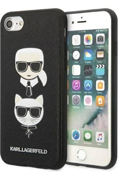 Karl Lagerfeld Saffiano Ikonik Karl&Choupette Κάλυμμα Πλάτης Κεφαλής Συνθετικ...