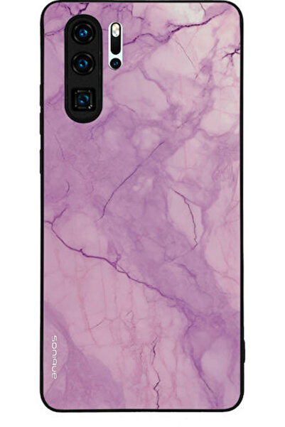 Other Θήκη Sonique Σειράς Marble για Huawei P30 Pro Βιολετί
