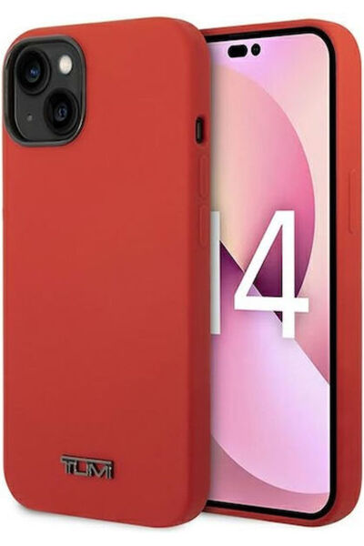 TUMI Husă spate din silicon roșie (iPhone 14) Cod: TUHCP14SSR