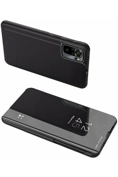 Hurtel Διαφανής Θήκη Βιβλίου Πλαστική Μαύρη (Poco M4 Pro 5G / Redmi Note 11s 5G)