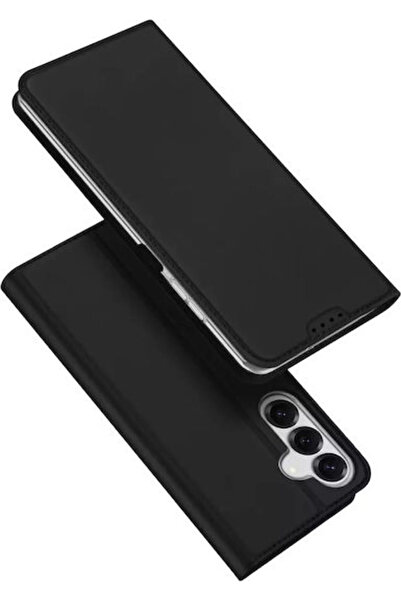 Dux Ducis Skin Pro Πίσω Κάλυμμα Σιλικόνης / Συνθετικού Δέρματος Μαύρο (Samsun...