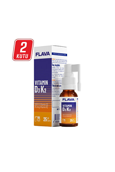 FLAVA VİTAMİN D3 K2 1 KUTU x 2 Adet