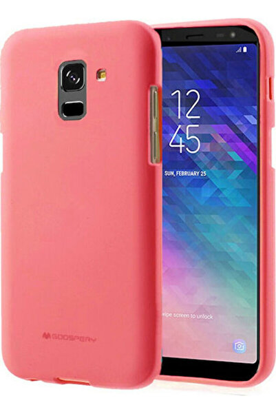 Mercury Μαλακή σιλικονούχα πίσω θήκη ροζ (Galaxy A6 2018)