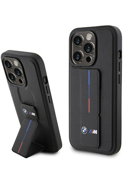 BMW Grip Θήκη Πλάτης Θερμοτυπίας Πλαστική Μαύρη (iPhone 15 Pro) Κωδικός: BMHC...