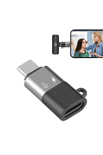 comse Yaka Mikrofonları İçin Typec Dönüştürücü(lightning den typec ye)