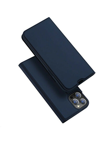 Dux Ducis Skin Pro Book Συνθετικό Δέρμα Μπλε (iPhone 13 Pro)