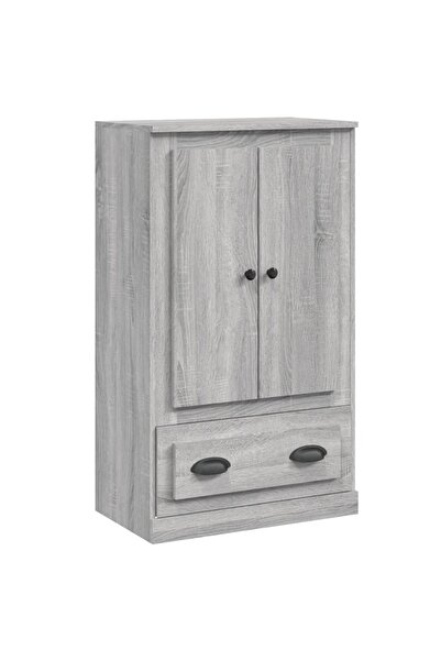 vidaxl Dulap înalt, sonoma gri, 60x35,5x103,5 cm, lemn prelucrat