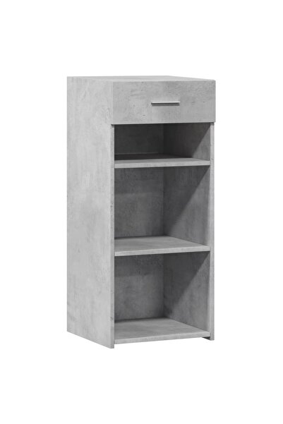 vidaxl Dulap, gri beton, 40x42,5x93 cm, lemn prelucrat