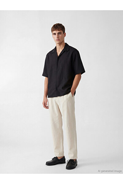 LC Waikiki Regular Fit Linen Look Men's Shirt