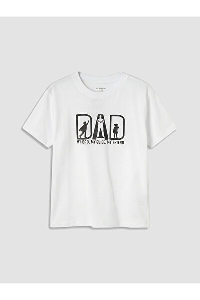 LC Waikiki Esvab • Modern & Distinctive Zero Roba Collar Printed Boys' T-Shirt